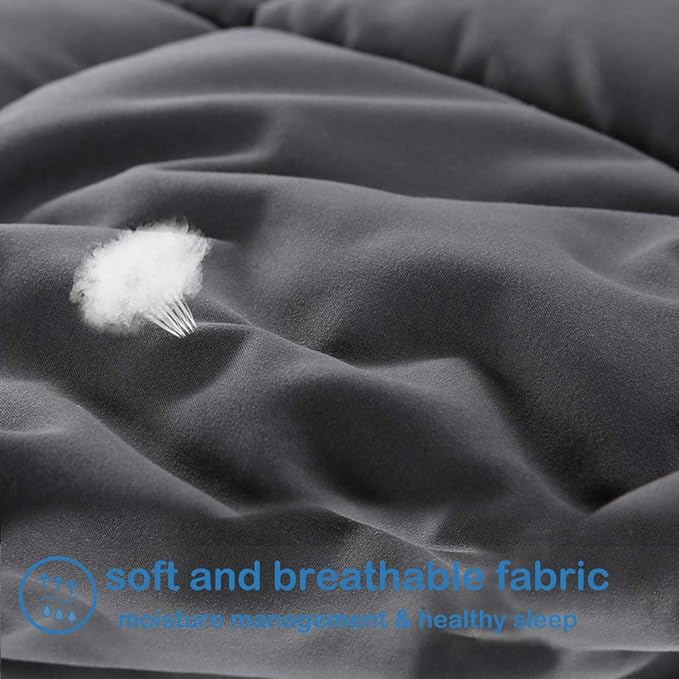 EASELAND King Size Down Alternative Comforter - Image 4