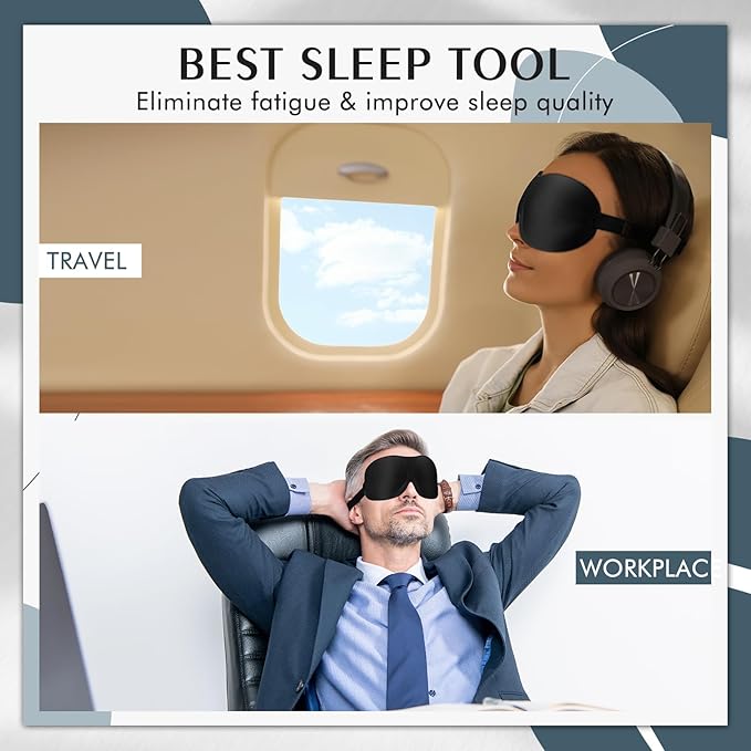 Bonuci 20 Pack Sleep Mask Blackout 3D Eye Mask - Image 7