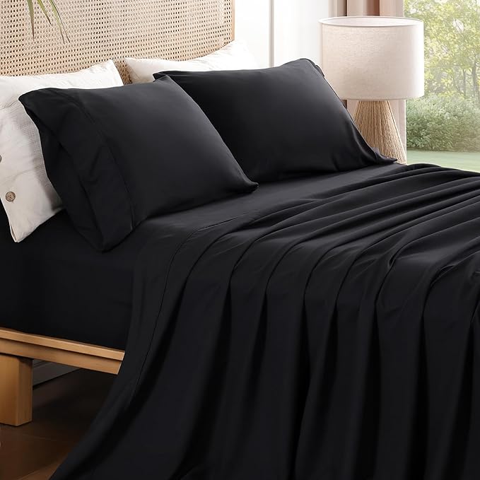 King Sheet Set 4 Piece, Wrinkle Free, Oeko-Tex Certified by Dreava