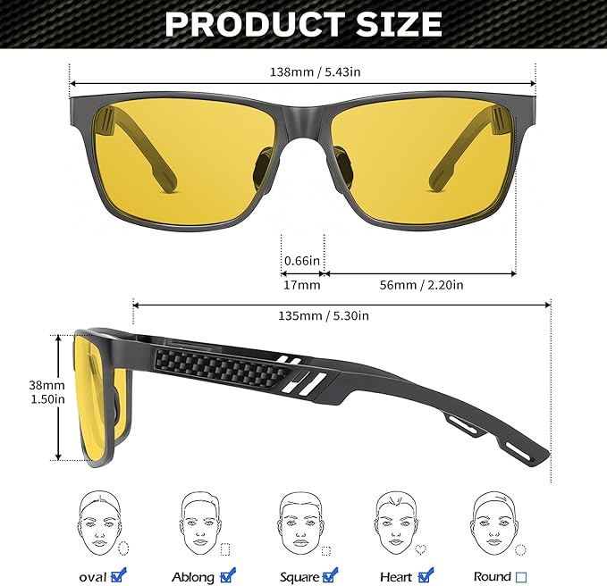 ANYLUV Blue Light Blocking Glasses Men Computer Gaming Glasses Lightweight - Image 4