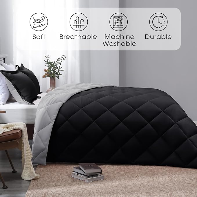 Basic Beyond California King Comforter Set, 1 Comforter 104"x96" and 2 Pillow - Image 2