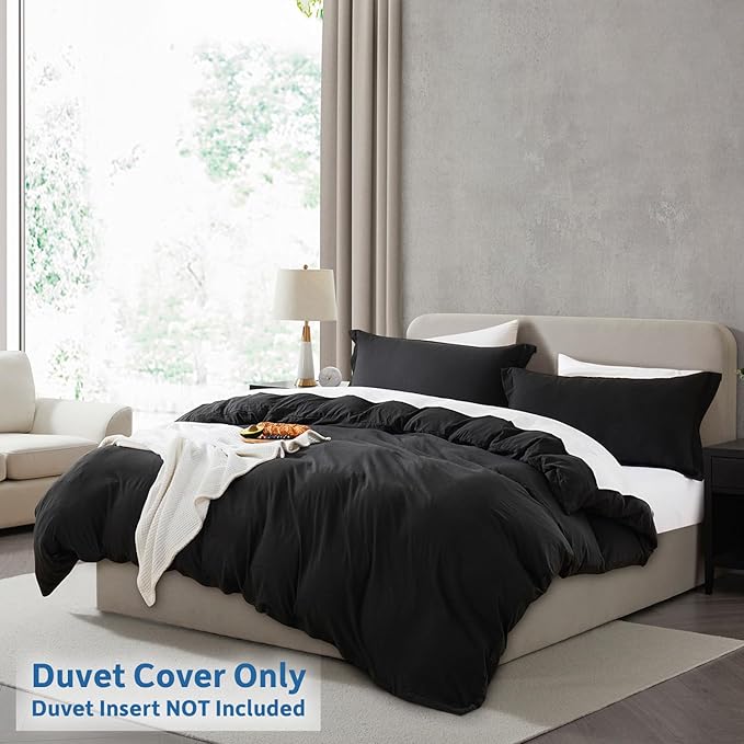 Nestl Black Duvet Cover Full Size - Image 2
