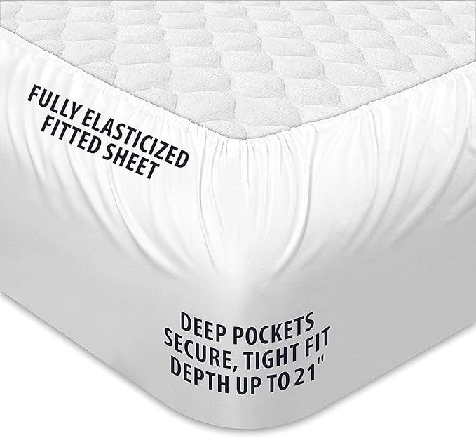 COONP Twin Mattress Topper, Extra Thick Pillowtop, Cooling Plush Mattress Pad - Image 4