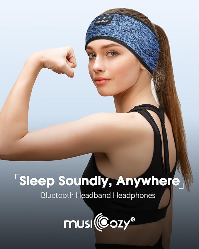 MUSICOZY Bluetooth 5.4 Headband Headphones - Image 3