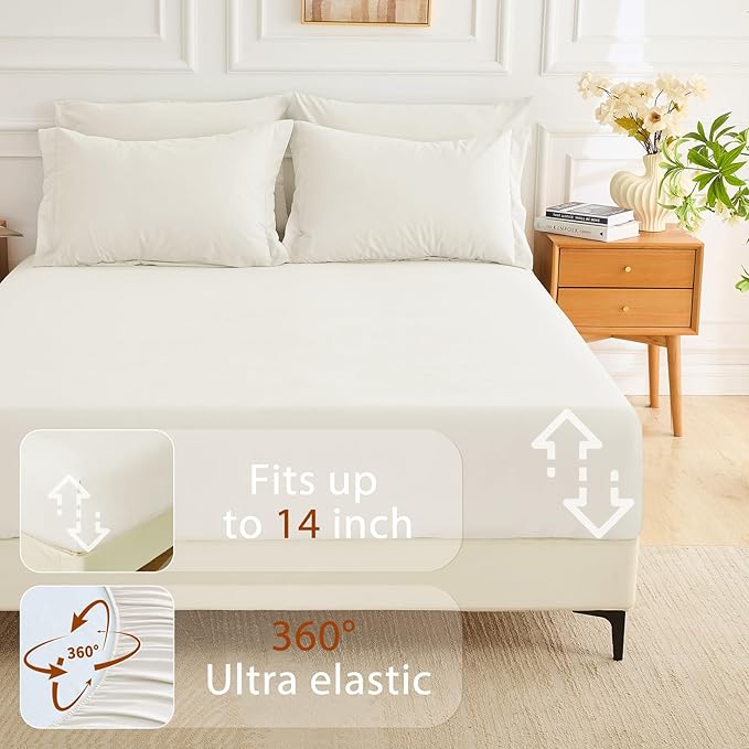 MUXHOMO 7 Pieces Queen Comforter Set, Soft Bed in a Bag Queen Size, All Season - Image 6