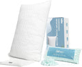 Rainmr Queen Size Bed Pillow for Sleeping Shredded Memory Foam Adjustable Loft by RainmrBedding