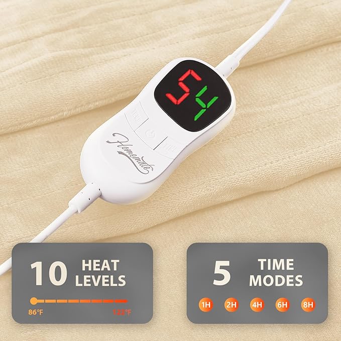 Homemate Electric Heated Blanket Twin Size - Image 4