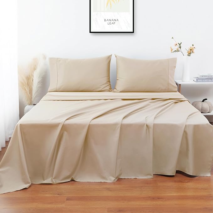 Flat Sheet Only 2 Pack, King Size 400 Thread Count 100% Egyptian Cotton Flat - Image 6
