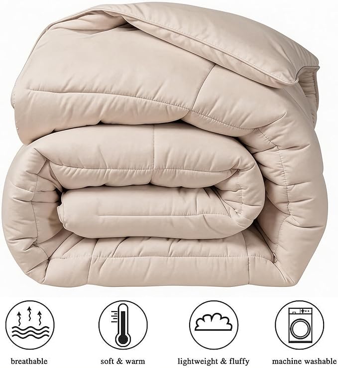 COHOME Premium Twin XL Size Comforter, All-Season Quilted Down Alternative - Image 2
