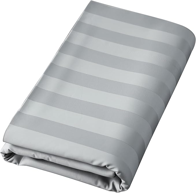 Cotton Flat Sheets Only, 600 TC 100% Cotton Flat Sheet Top Sheet Only, TwinXL by ShunjieHome