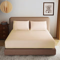 100% Egyptian Cotton Fitted Sheet Queen Size, 600 Thread Count, Single Fitted by ZaizaiHome