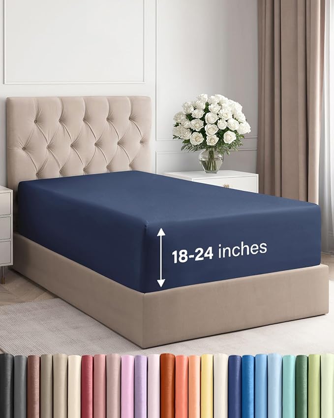 Extra Deep Twin XL Fitted Sheet by CGKUnlimited