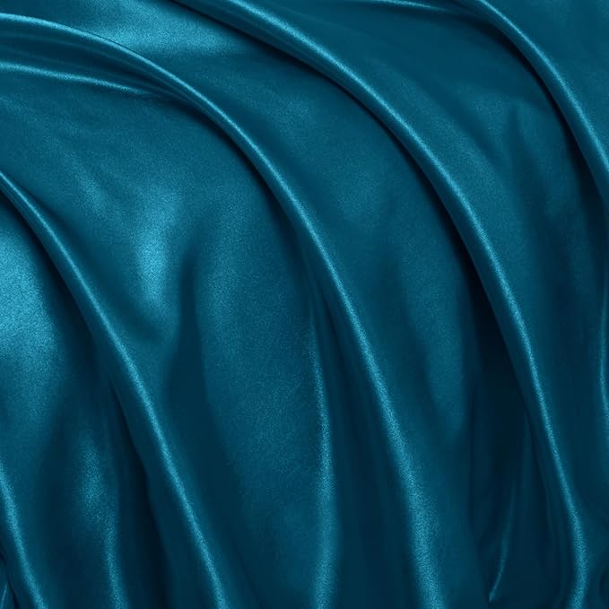Homiest Ruffle Satin Body Pillow Cover, Silky Satin Body Pillowcase - Image 7