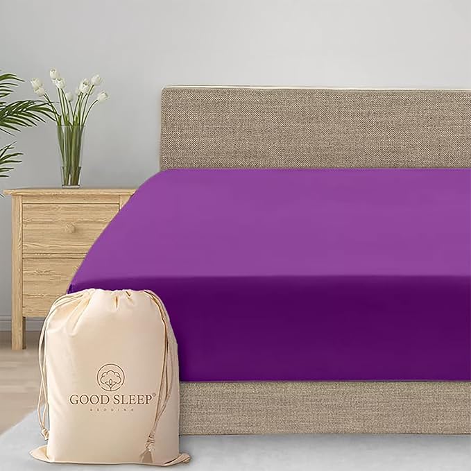Good Sleep Bedding Fitted Sheet King by GoodSleepBedding
