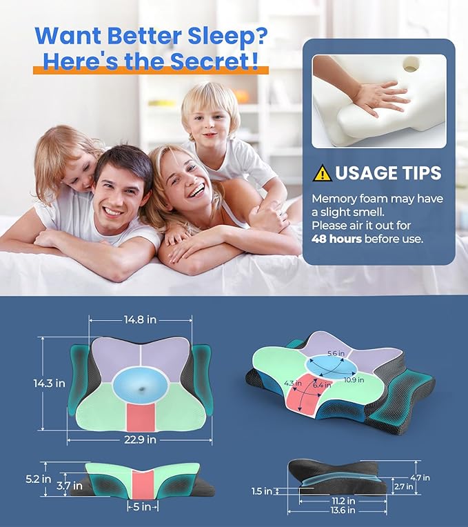 Ultra Pain Relief Cooling Pillow - Image 6
