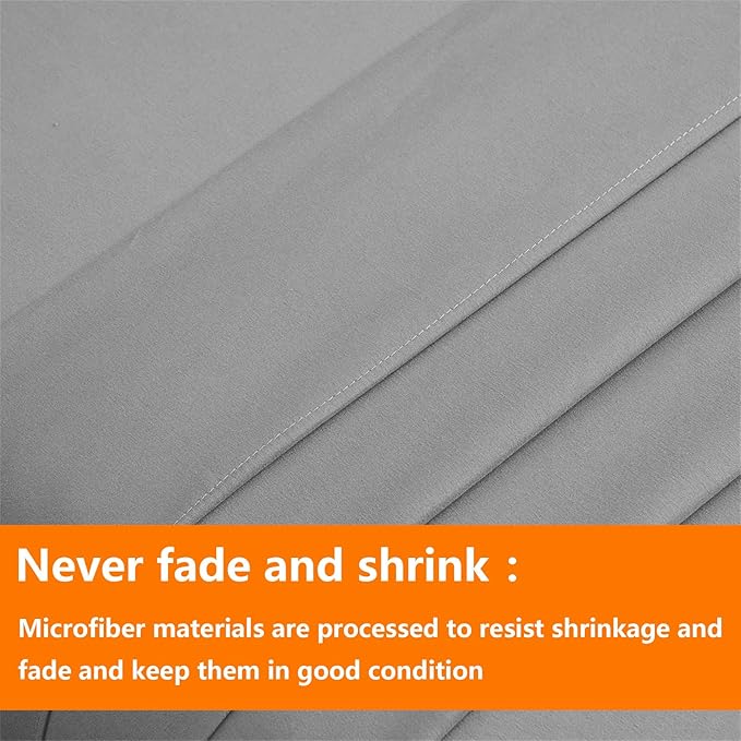 TAIMIT Grey Full Size Comforter Set - Image 7
