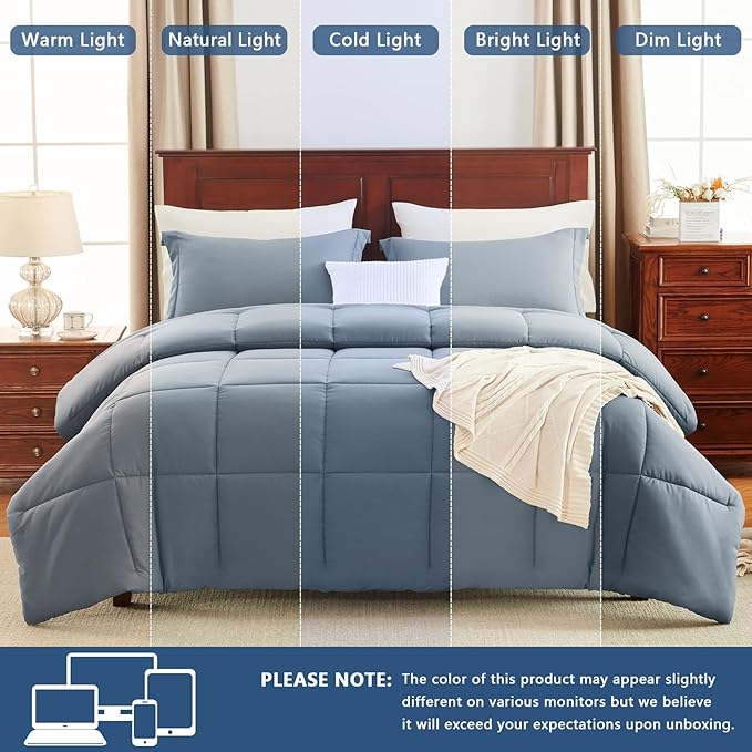CozyLux Queen Size Comforter Set - Image 5