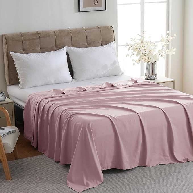 ZPECC Bulk Flat Sheets Only Twin Size 6 Pack, Easy Sort Top Bed Sheet by - Image 2