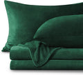 BEDELITE Flannel Sheets Queen Size Dark Green by BEDELITE