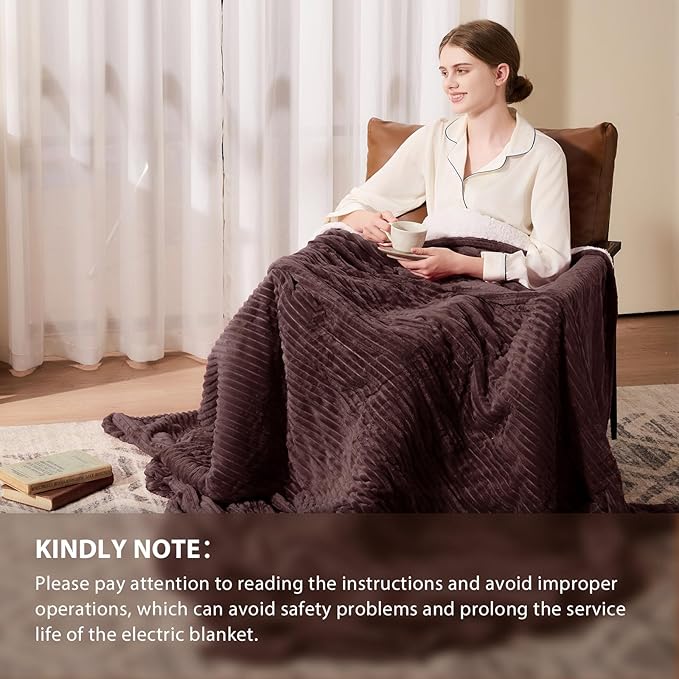 Homemate Heated Blanket Electric Throw - Image 6