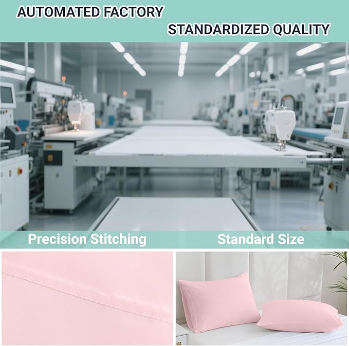 ZPECC Pillow Cases Queen Size Set of 12, 20x30 Envelope Closure Pillowcases - Image 4