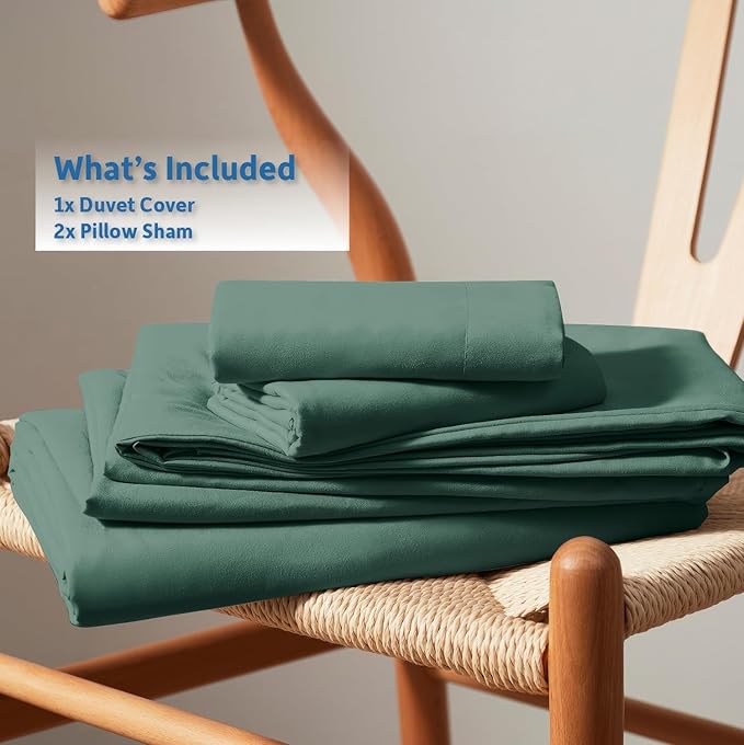 Nestl Forest Green California King Duvet Cover Sets - Image 9