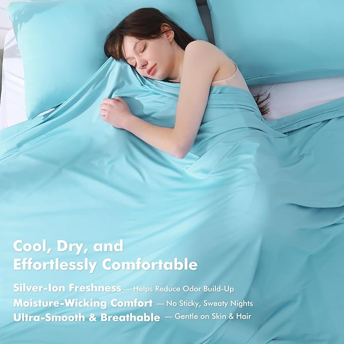 Elegear Cooling Blankets for Hot Sleeper Throw XL, Arc-Chill 3.0 Cool Fiber - Image 4