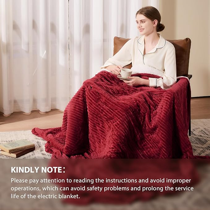 Homemate Electric Heated Blanket Queen Size - Image 6