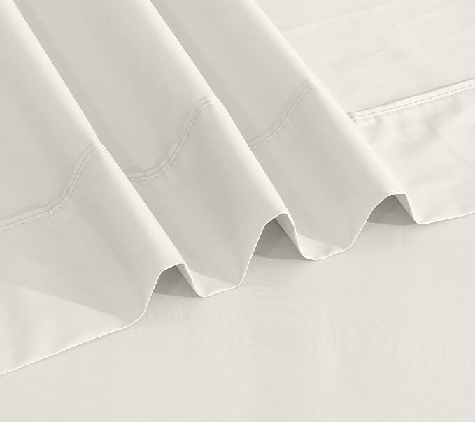 RUVANTI 100% Cotton Sheets – Twin XL Size Percale Bedding, Cooling & Breathable - Image 8