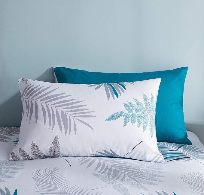 SLEEPBELLA Duvet Cover Full, 600 Thread Count Cotton Leaf Botanical Pattern - Image 4