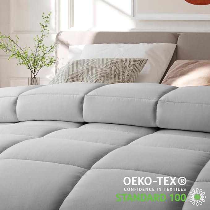 COHOME Premium Queen Size Comforter, All-Season Quilted Down Alternative Duvet - Image 6