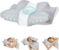 DUMOS Cervical Neck Pillow for Sleeping, Cooling Ergonomic Memory Foam Pillow by DumosLifestyle