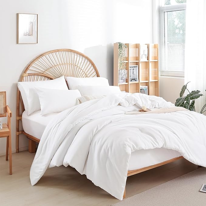 weigelia King Size Comforter Set Soft Microfiber 3 Piece Comforters Set - Image 5