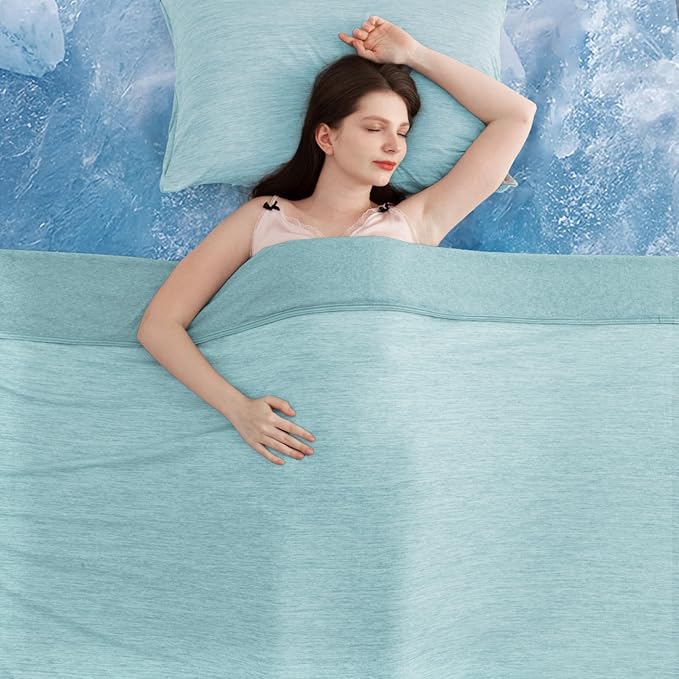 Elegear Revolutionary Cooling Blanket Throw Absorbs Heat to Keep Body Cool by Elegear