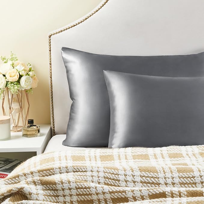 BEDELITE Satin Pillowcase for Hair and Skin, Super Soft and Cooling Similar to - Image 7