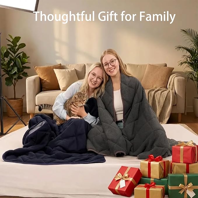 ZonLi 20lbs Weighted Blanket for Adults Sleeping, Double-Sided All Season - Image 7