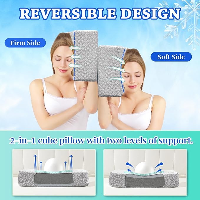 HARBOREST Cooling Cube Pillow - Image 4
