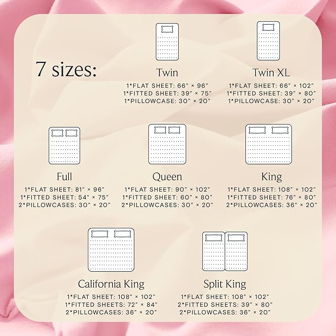 LuxClub 4 PC Sheet Set Bed Sheets Deep Pockets 16" Eco Friendly Wrinkle Free - Image 4