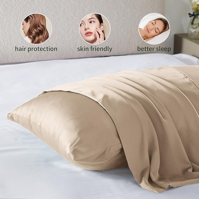 Silk Pillow Cases for Hair and Skin Mulberry Silk Pillowcase Soft Breathable - Image 5