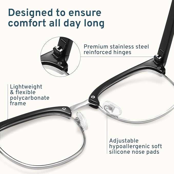 racico Blue Light Glasses for Men & Women - Image 5