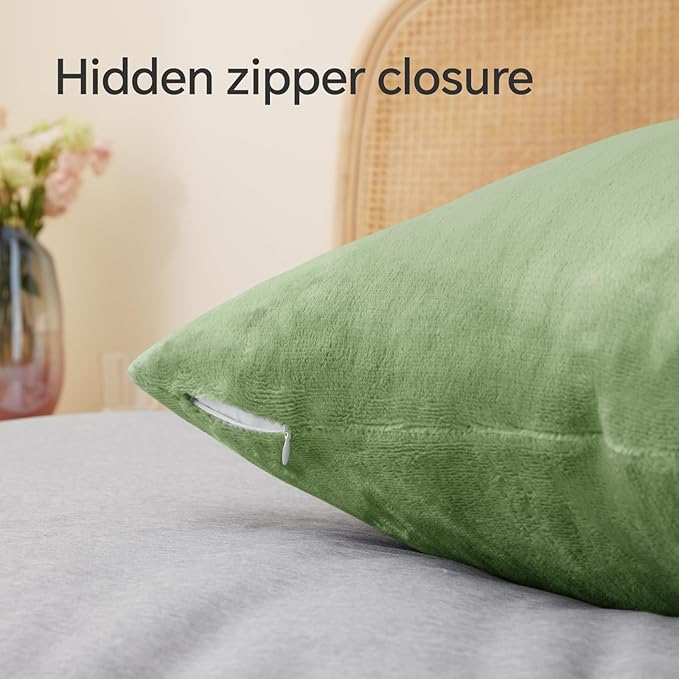 BEDELITE Flannel King Size Pillow Cases Set of 2, Super Soft Fleece Pillowcases - Image 6