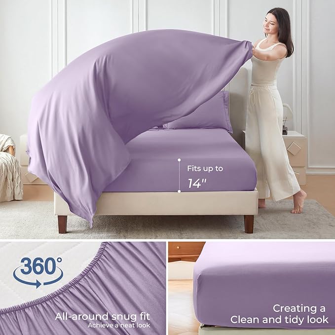 Sasttie Queen Comforter Set, 7 Pieces Bed in a Bag Queen, Complete Bedding Set - Image 4