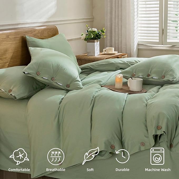 JELLYMONI Cotton Duvet Cover Twin Size - Image 4