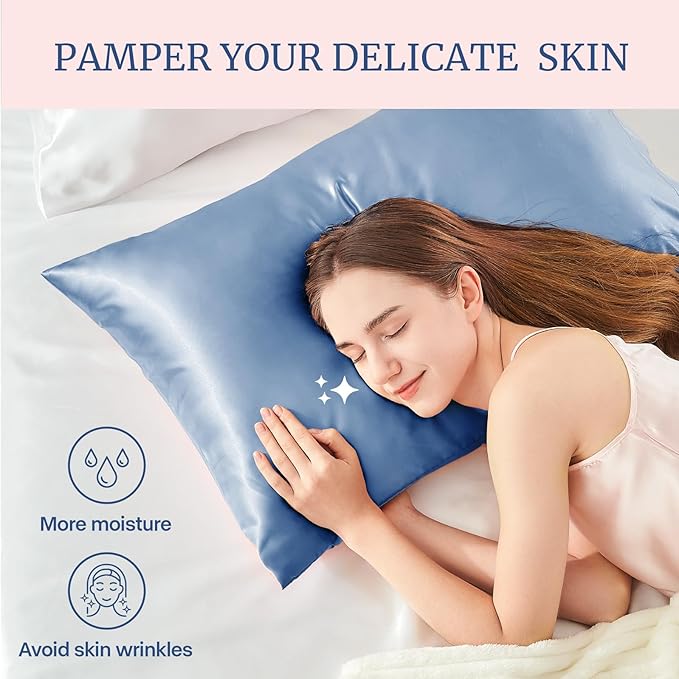 BEDELITE Satin Pillowcase for Hair and Skin, Super Soft Similar to Silk Pillow - Image 3