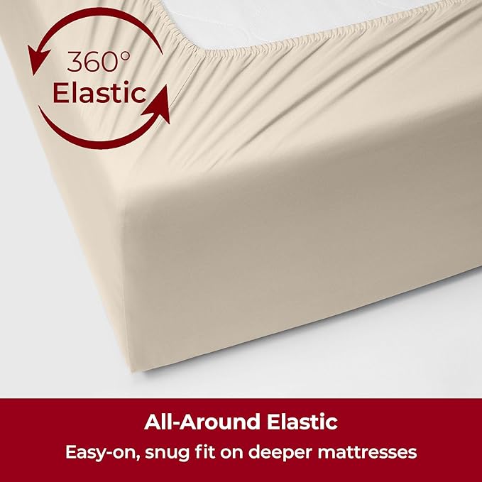 Mellanni Extra Deep Twin Sheets - Image 5