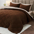 MUXHOMO 7 Pieces Queen Comforter Set, Reversible Bed in a Bag Queen Size by MUXHOMO