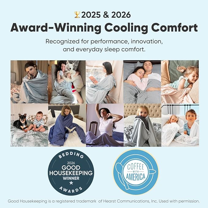 Elegear Revolutionary Cooling Blanket Twin, Absorbs Heat to Keep Body Cool - Image 5