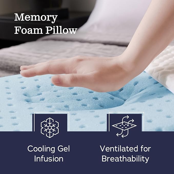 Weekender Gel Memory Foam Pillow - Image 2