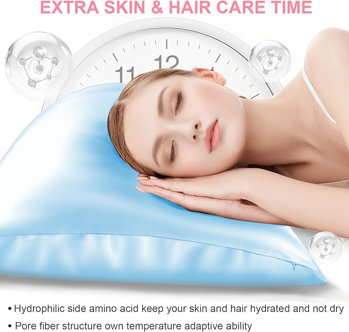 Silk Pillow Cases 2 Pack King Size - Image 3