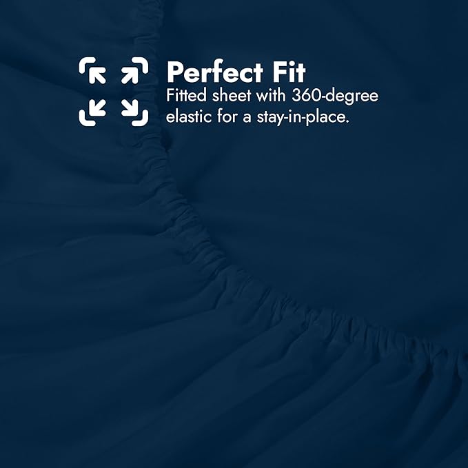 Royale Linens Extra Deep Pocket Queen Fitted Sheet Only - Image 6